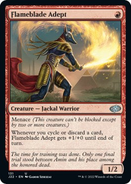 Flameblade Adept [Jumpstart 2022] | Cards and Coasters CA