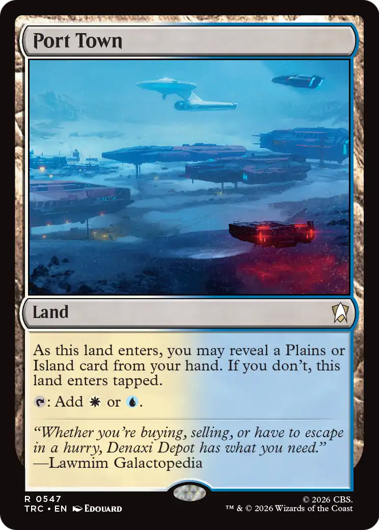 Port Town [Star Trek Commander] | Cards and Coasters CA