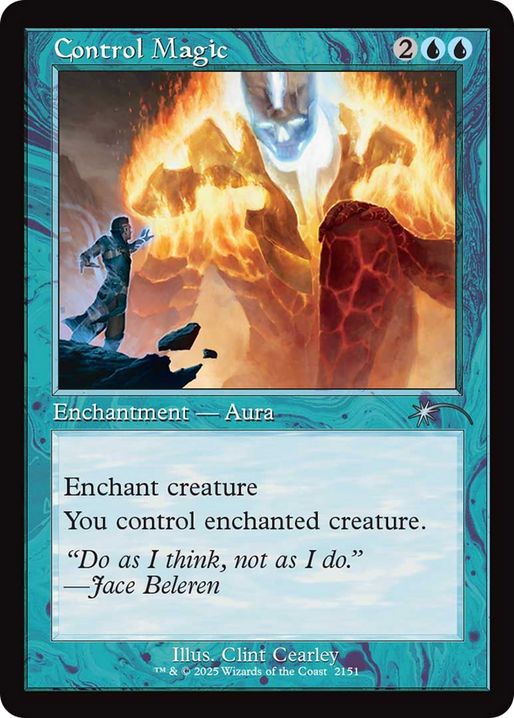 Control Magic (Retro Frame) [Secret Lair Drop Series] | Cards and Coasters CA