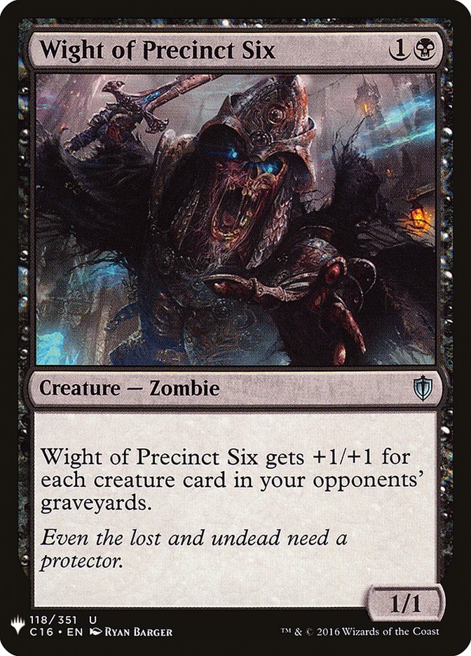 Wight of Precinct Six [Mystery Booster] | Cards and Coasters CA