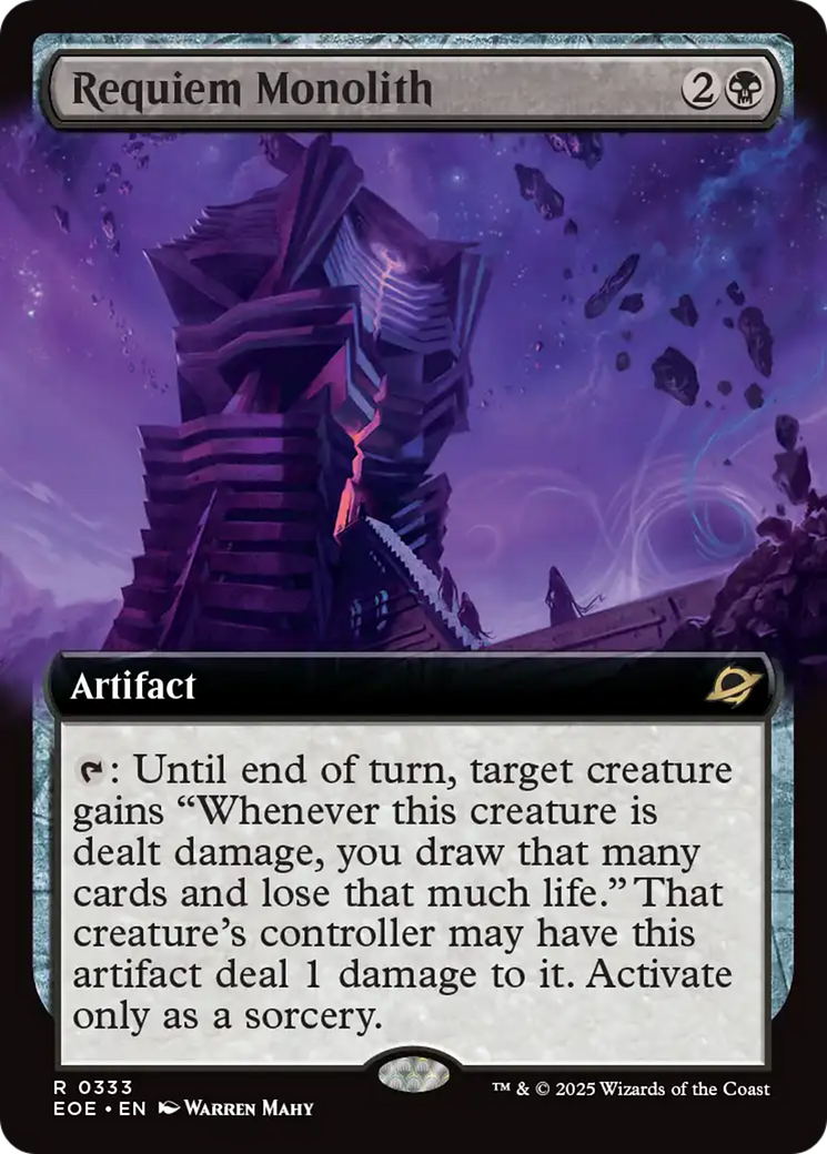 Requiem Monolith (Extended Art) [Edge of Eternities] | Cards and Coasters CA