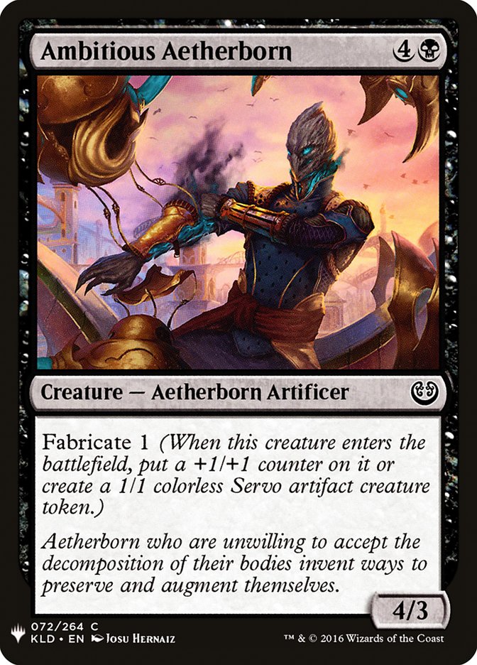 Ambitious Aetherborn [Mystery Booster] | Cards and Coasters CA