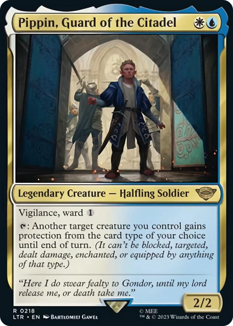 Pippin, Guard of the Citadel [The Lord of the Rings: Tales of Middle-Earth] | Cards and Coasters CA