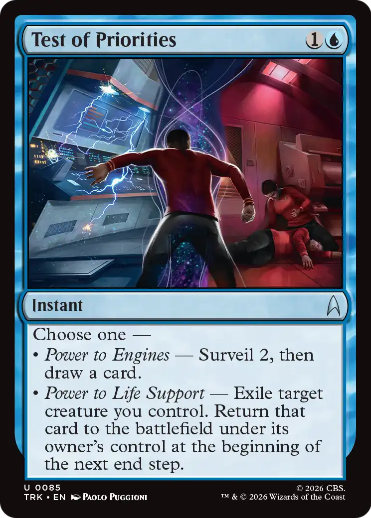 Test of Priorities [Star Trek] | Cards and Coasters CA