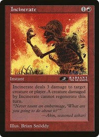 Incinerate (Oversized) [Oversize Cards] | Cards and Coasters CA