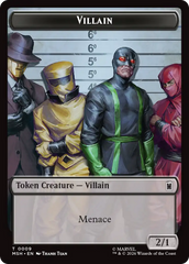 Shapeshifter (002) // Villain (009) Double-Sided Token [Marvel Super Heroes Commander Tokens] | Cards and Coasters CA