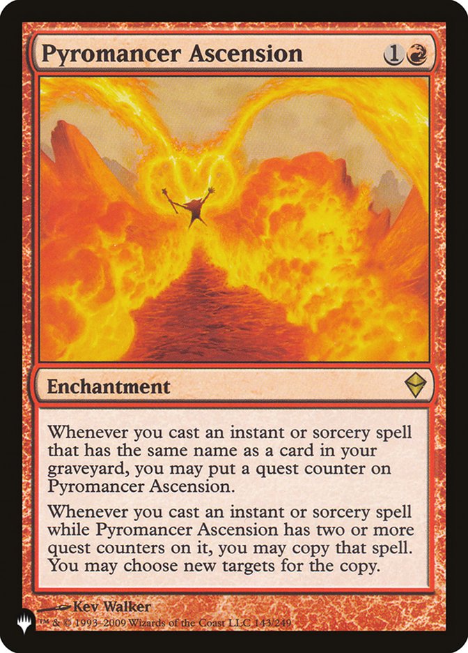 Pyromancer Ascension [The List] | Cards and Coasters CA