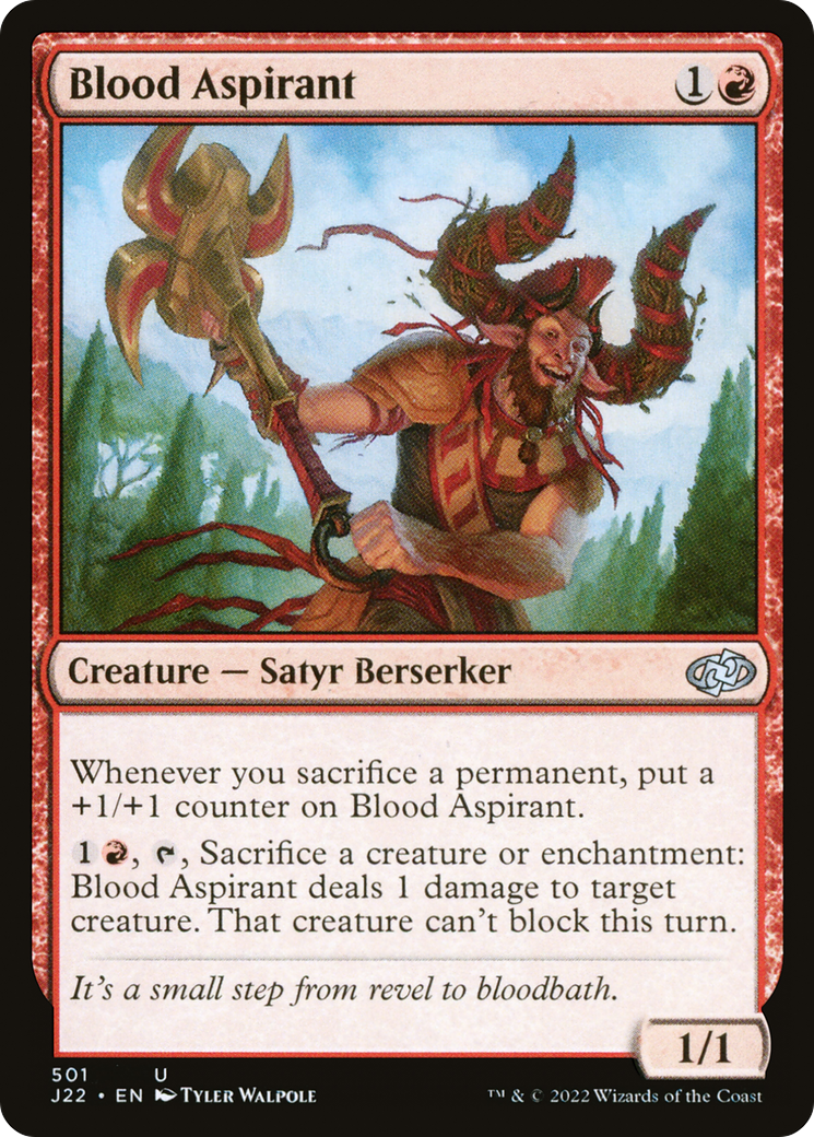 Blood Aspirant [Jumpstart 2022] | Cards and Coasters CA
