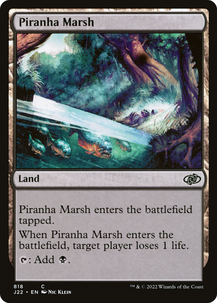 Piranha Marsh [Jumpstart 2022] | Cards and Coasters CA