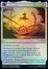 Katilda, Dawnhart Martyr // Katilda's Rising Dawn [Innistrad: Crimson Vow Prerelease Promos] | Cards and Coasters CA