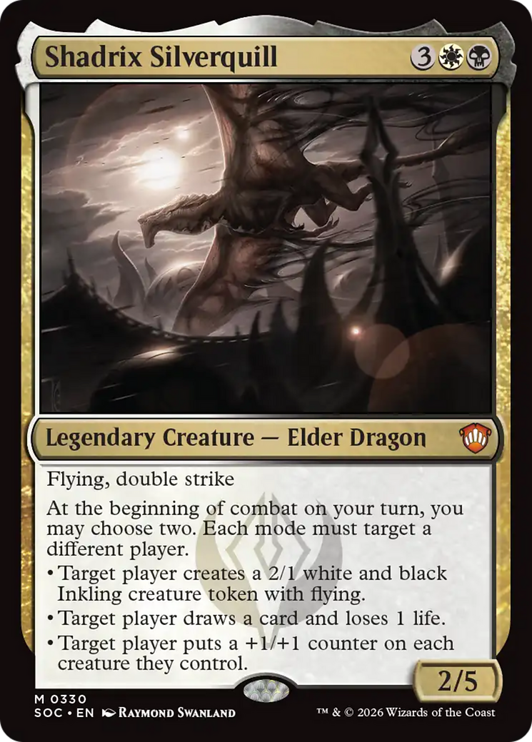 Shadrix Silverquill [Secrets of Strixhaven Commander] | Cards and Coasters CA