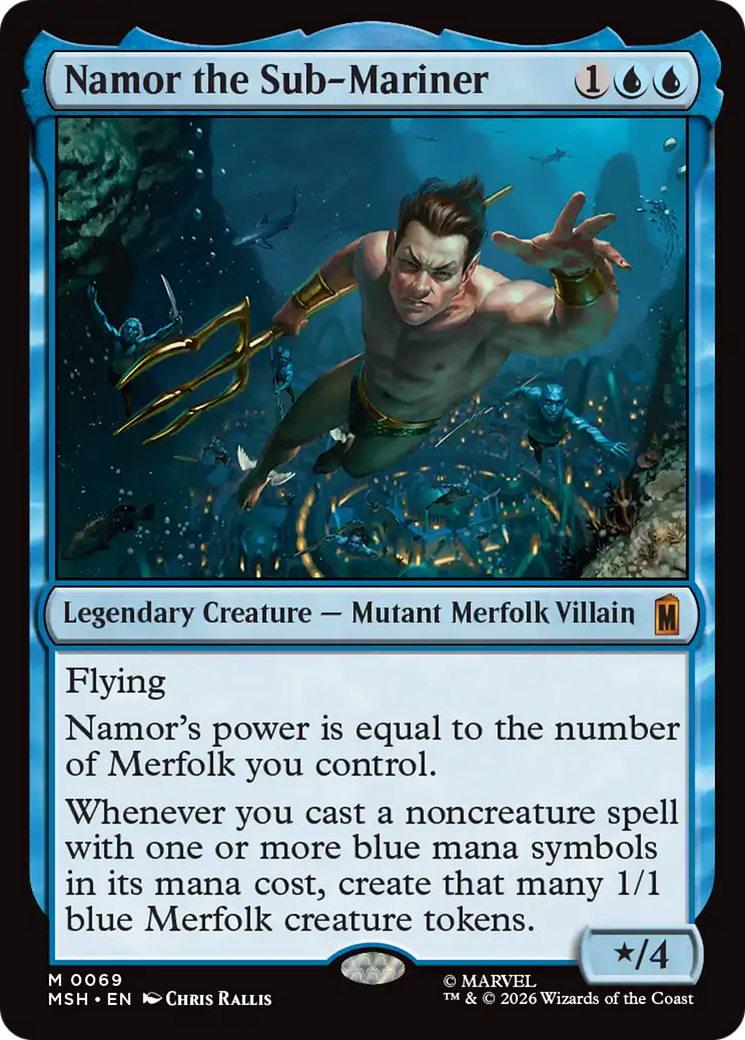 Namor the Sub-Mariner [Marvel Super Heroes] | Cards and Coasters CA