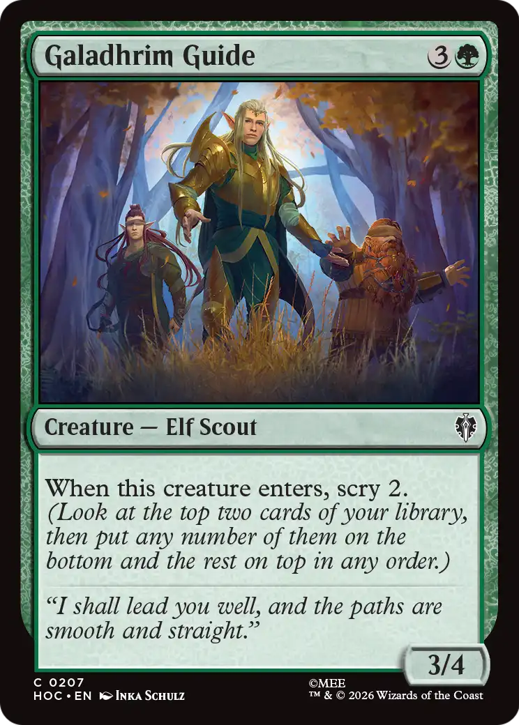 Galadhrim Guide [The Hobbit: Eternal-Legal] | Cards and Coasters CA