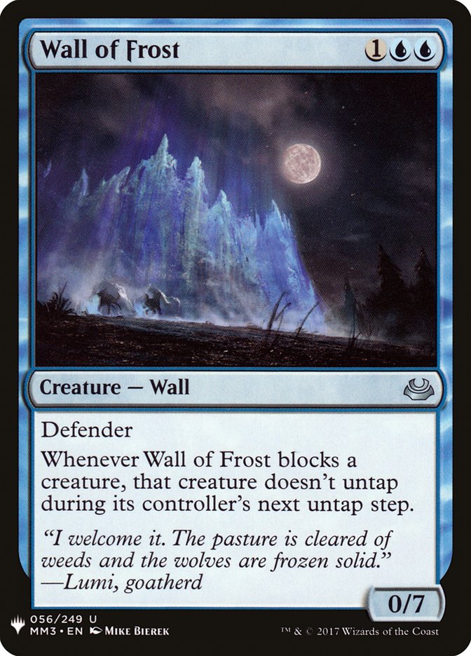 Wall of Frost [Mystery Booster] | Cards and Coasters CA