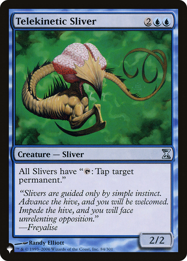 Telekinetic Sliver [The List Reprints] | Cards and Coasters CA