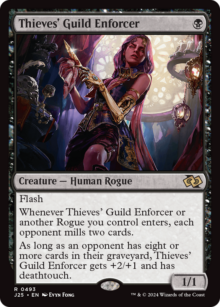 Thieves' Guild Enforcer [Foundations Jumpstart] | Cards and Coasters CA