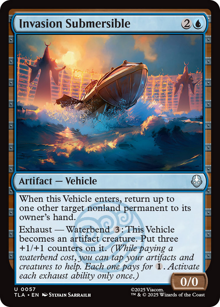 Invasion Submersible [Avatar: The Last Airbender] | Cards and Coasters CA