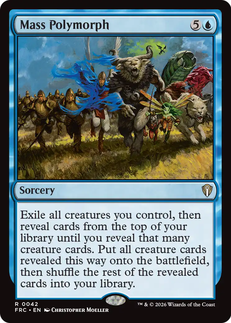 Mass Polymorph [Reality Fracture Commander] | Cards and Coasters CA