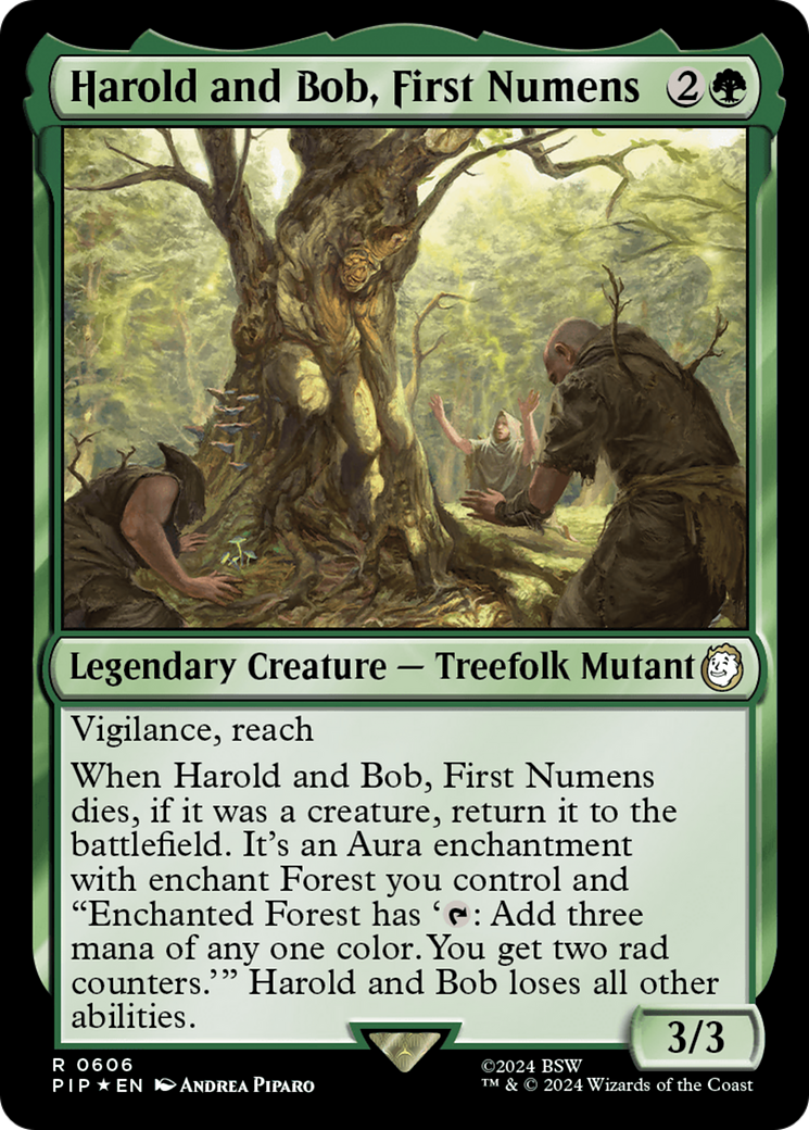 Harold and Bob, First Numens (Surge Foil) [Fallout] | Cards and Coasters CA