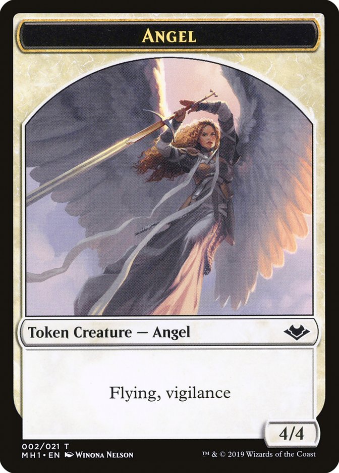 Angel Token [Modern Horizons Tokens] | Cards and Coasters CA