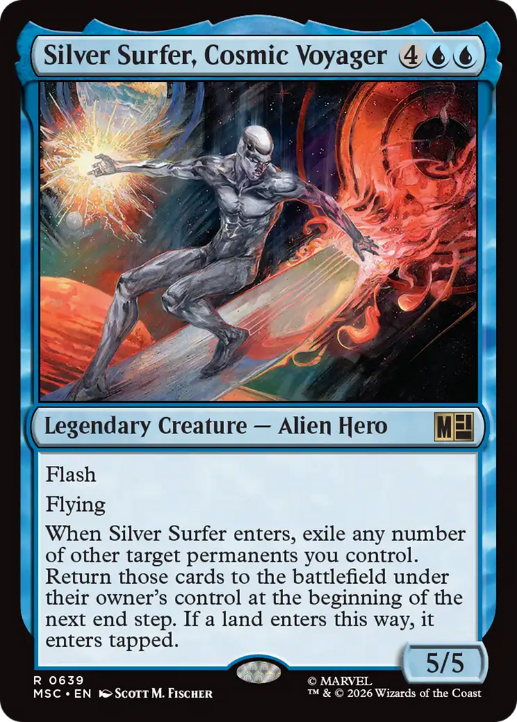 Silver Surfer, Cosmic Voyager [Marvel Super Heroes Commander] | Cards and Coasters CA