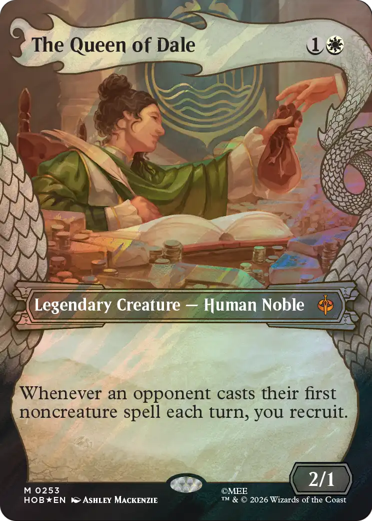 The Queen of Dale (Showcase) (Surge Foil) [The Hobbit] | Cards and Coasters CA