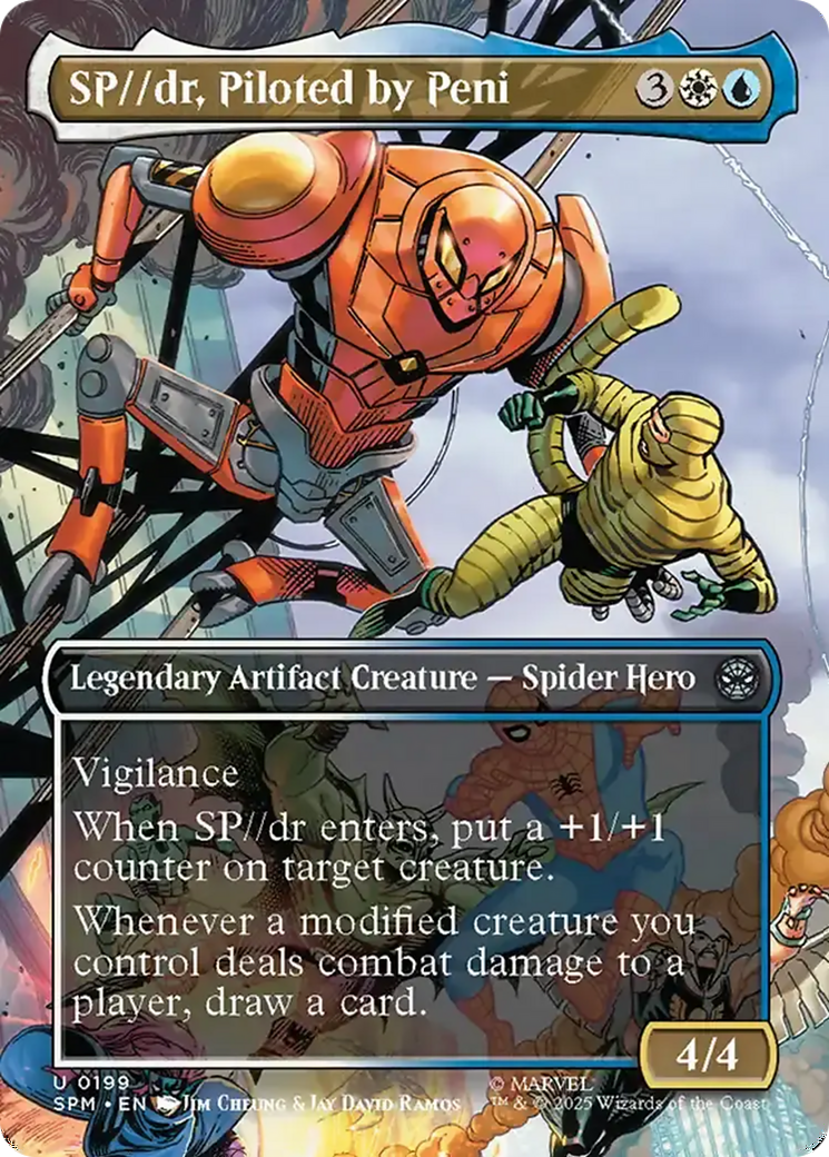SP//dr, Piloted by Peni (Borderless) [Marvel's Spider-Man] | Cards and Coasters CA