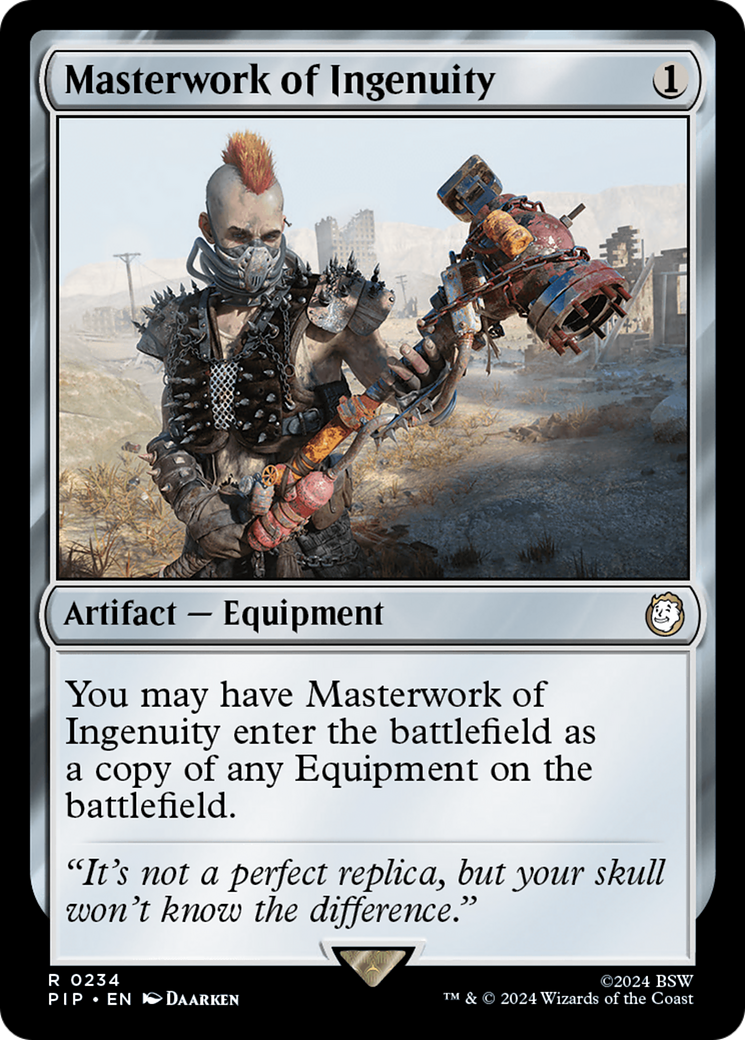 Masterwork of Ingenuity [Fallout] | Cards and Coasters CA