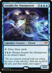 Arcanis the Omnipotent [The List Reprints] | Cards and Coasters CA