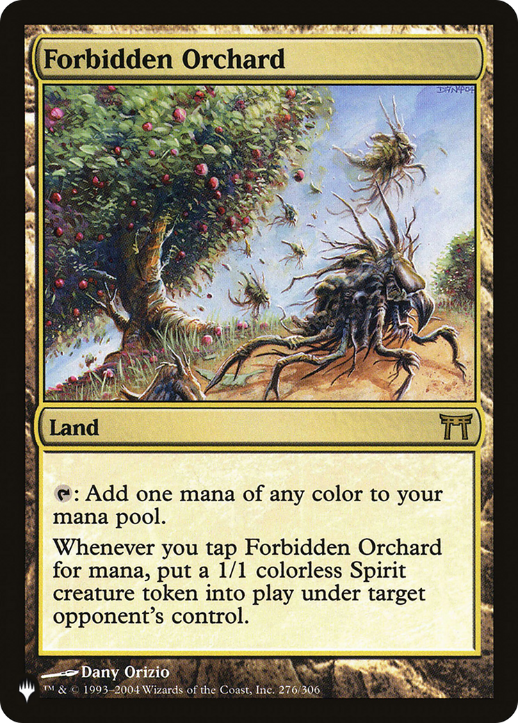 Forbidden Orchard [The List] | Cards and Coasters CA