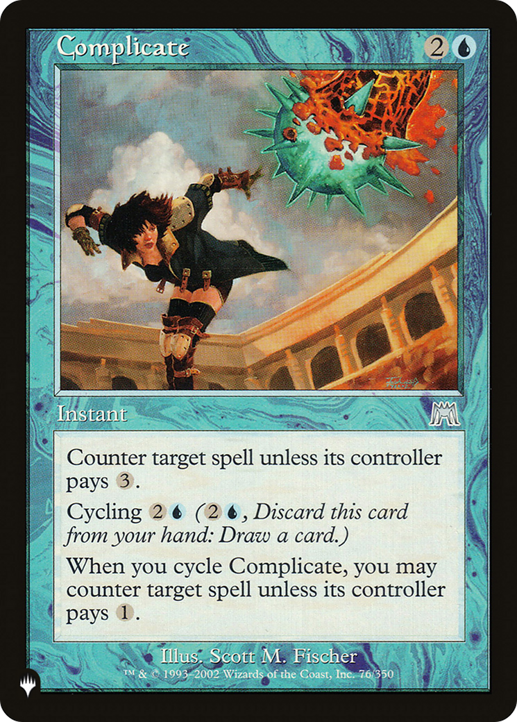 Complicate [The List Reprints] | Cards and Coasters CA