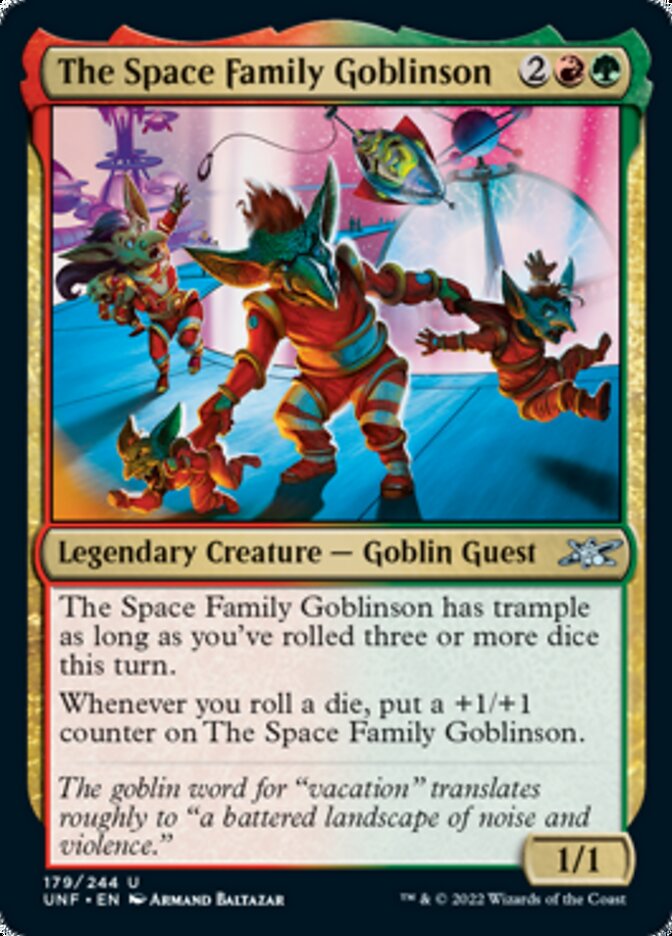 The Space Family Goblinson [Unfinity] | Cards and Coasters CA
