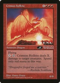 Crimson Hellkite (Oversized) [Oversize Cards] | Cards and Coasters CA