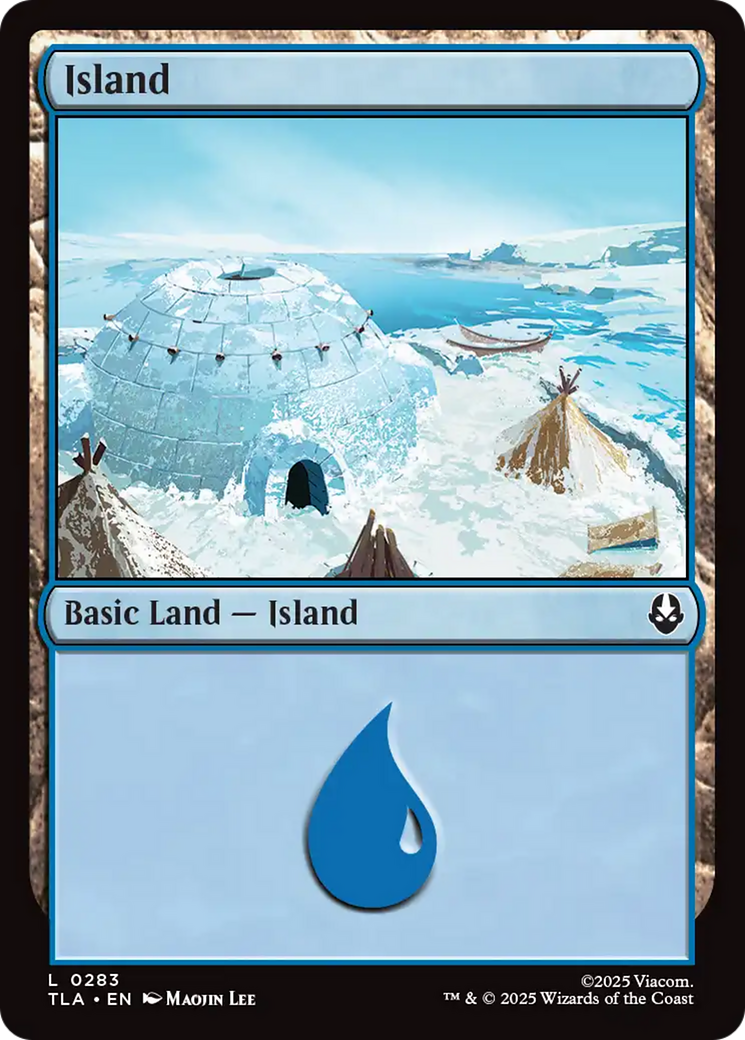 Island (0283) [Avatar: The Last Airbender] | Cards and Coasters CA