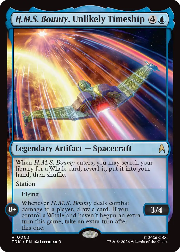 H.M.S. Bounty, Unlikely Timeship [Star Trek] | Cards and Coasters CA