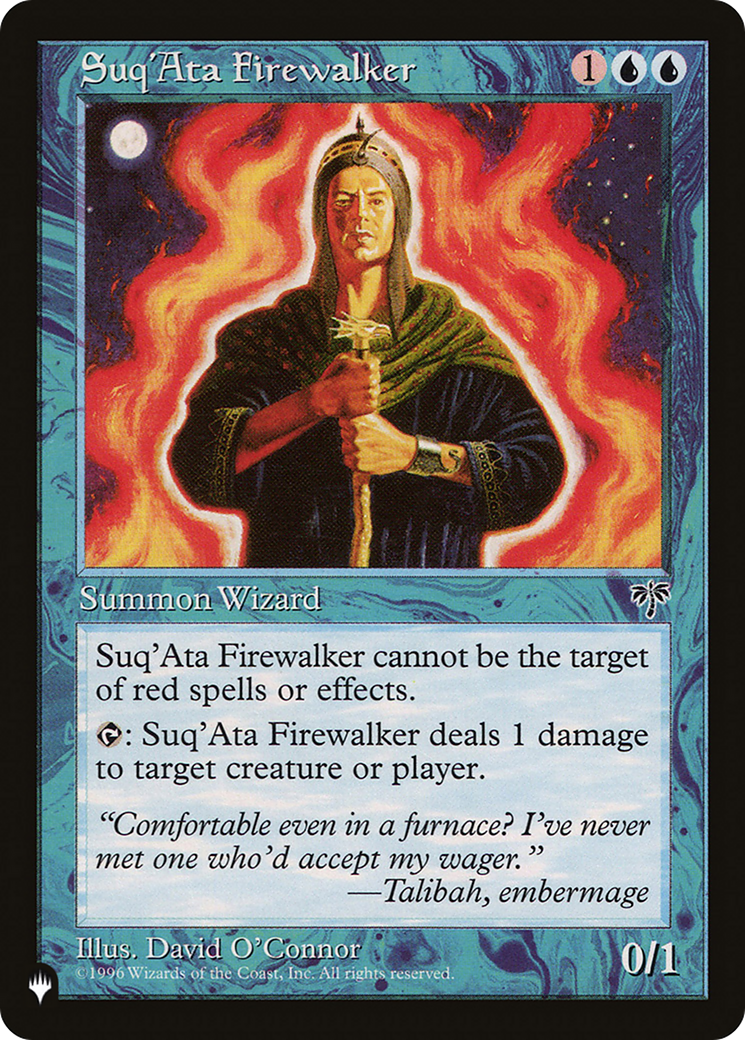 Suq'Ata Firewalker [The List Reprints] | Cards and Coasters CA