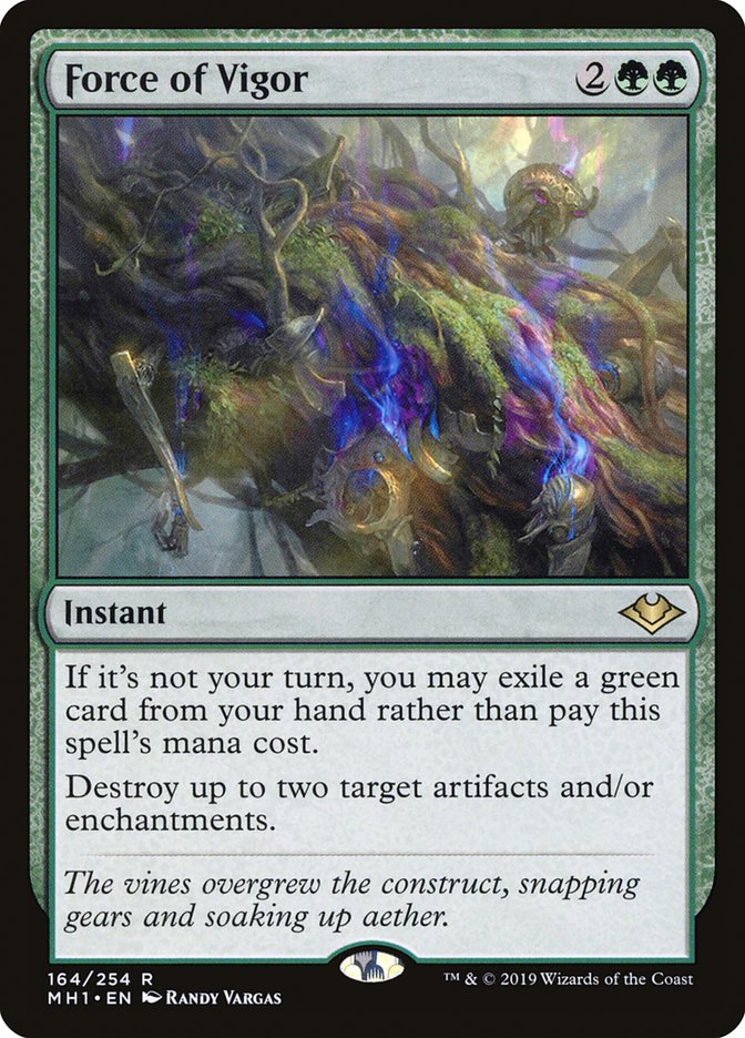Force of Vigor [Modern Horizons] | Cards and Coasters CA