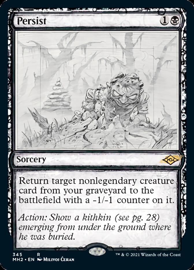 Persist (Sketch) [Modern Horizons 2] | Cards and Coasters CA