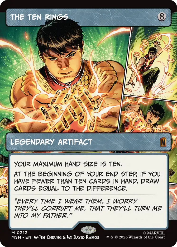 The Ten Rings (Borderless) [Marvel Super Heroes] | Cards and Coasters CA