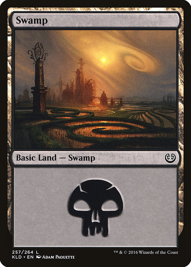 Swamp (257) [Kaladesh] | Cards and Coasters CA