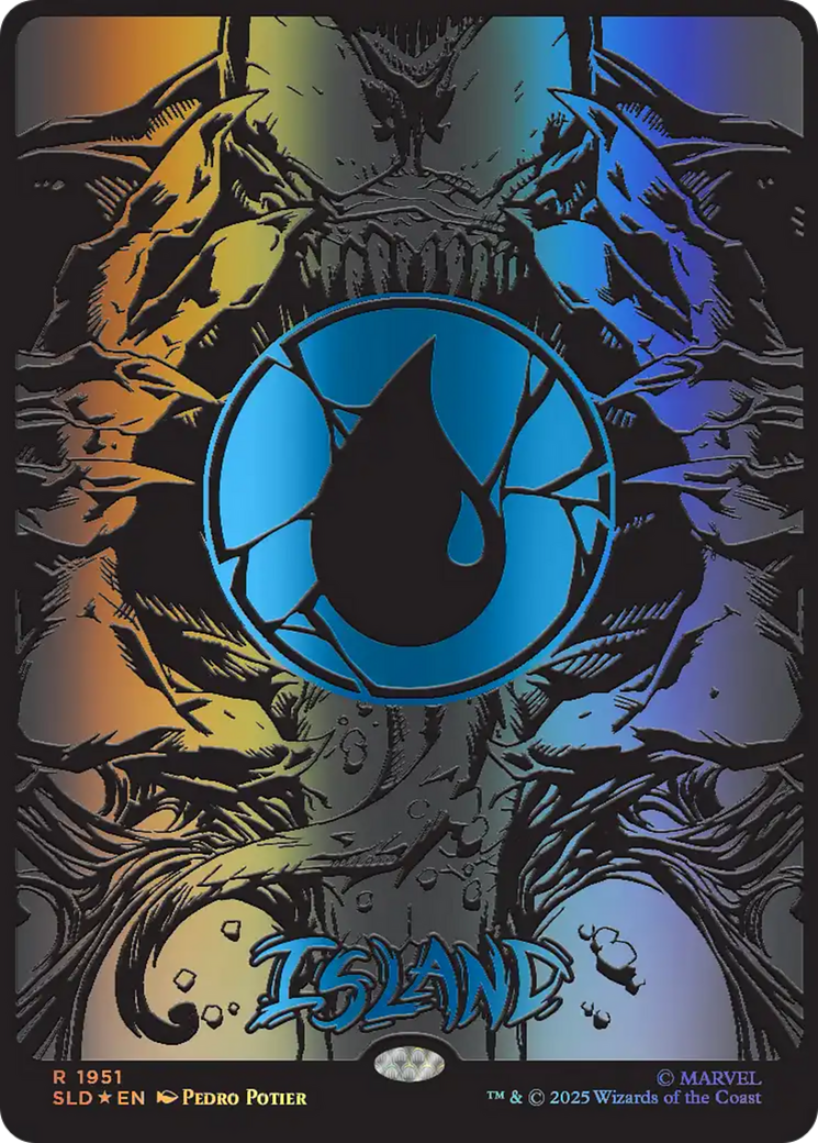 Island (1951) (Raised Foil) [Secret Lair Drop Series] | Cards and Coasters CA