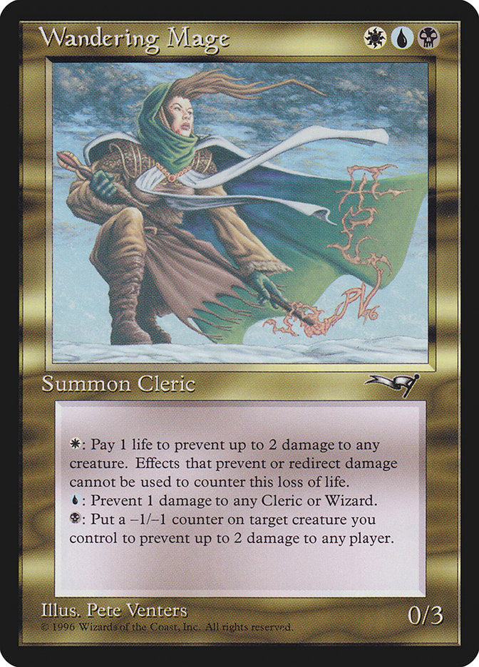 Wandering Mage [Alliances] | Cards and Coasters CA