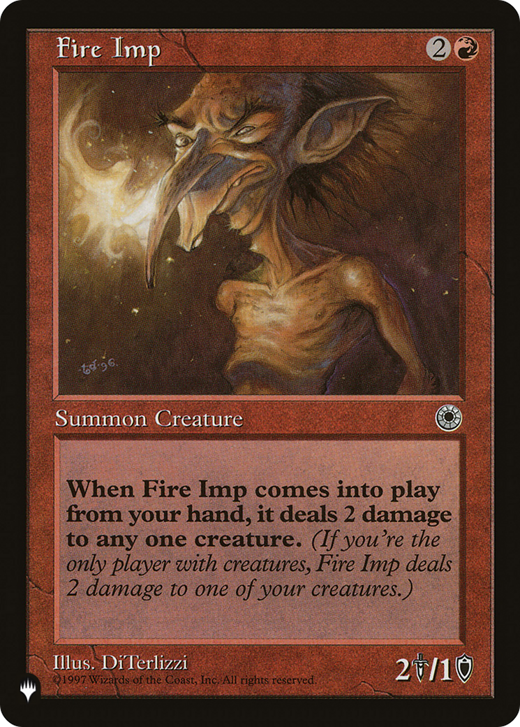 Fire Imp [The List Reprints] | Cards and Coasters CA