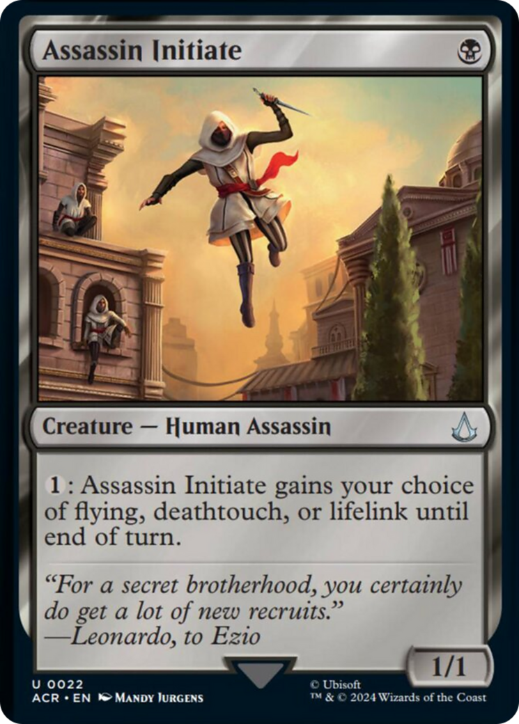 Assassin Initiate [Assassin's Creed] | Cards and Coasters CA