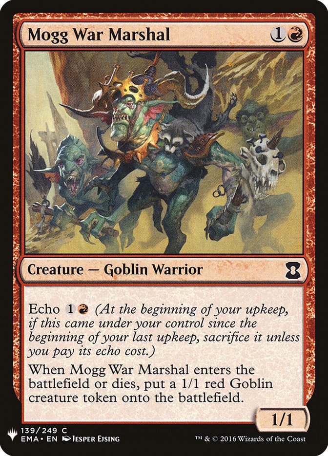 Mogg War Marshal [Mystery Booster] | Cards and Coasters CA