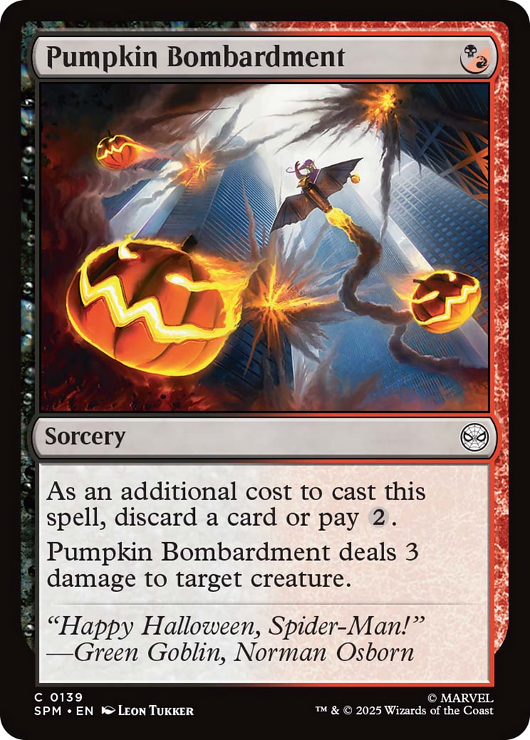 Pumpkin Bombardment [Marvel's Spider-Man] | Cards and Coasters CA