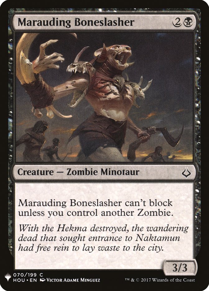 Marauding Boneslasher [Mystery Booster] | Cards and Coasters CA