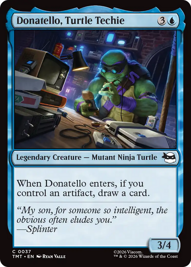 Donatello, Turtle Techie [Teenage Mutant Ninja Turtles] | Cards and Coasters CA