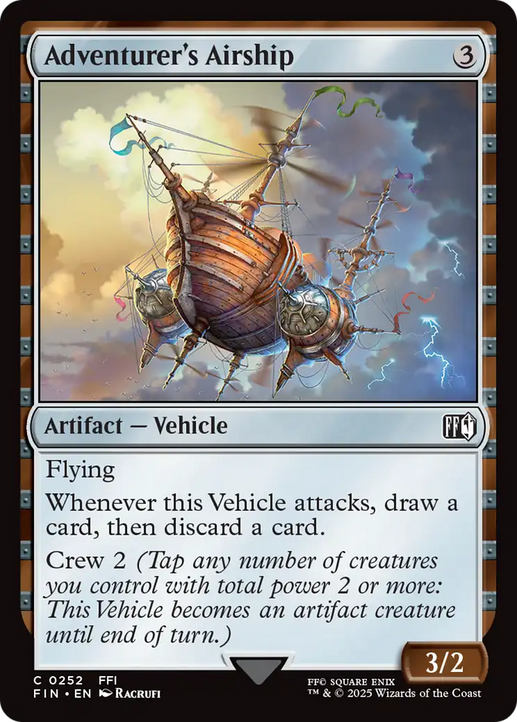Adventurer's Airship [FINAL FANTASY] | Cards and Coasters CA