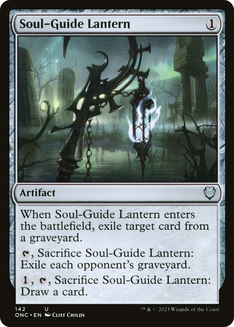 Soul-Guide Lantern [Phyrexia: All Will Be One Commander] | Cards and Coasters CA